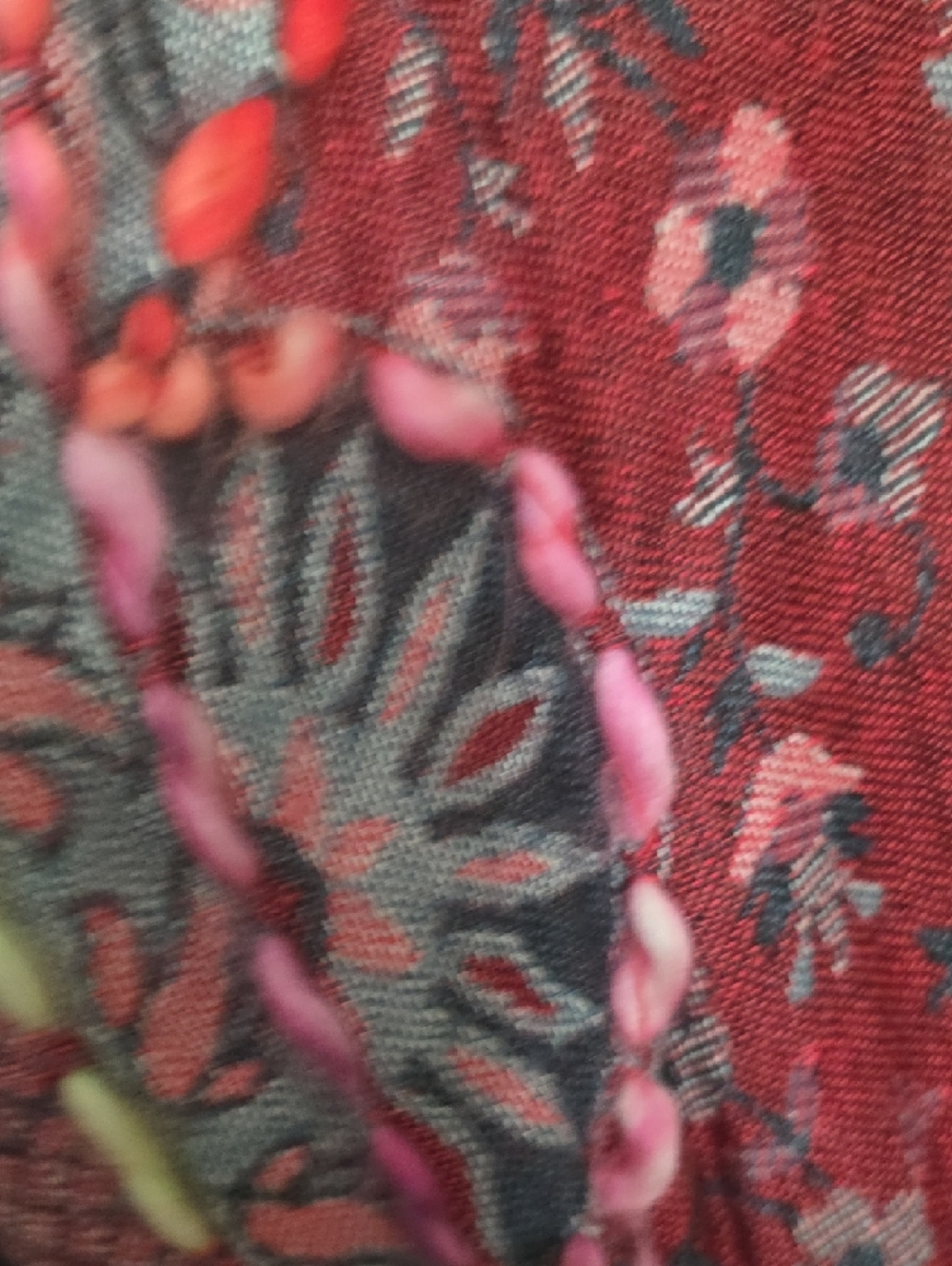 Raj Patterned Rayon Vest - Picture 5 of 7